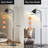 Solt 57.48'' Navy Blue Arched Floor Lamp