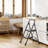 2 Step Ladder, Sturdy Steel Portable Ladder with Anti-Slip Wide Pedals, Folding Step Stool,Library Ladder,Decorative Kitchen Step Ladder