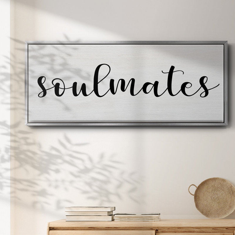 Soulmates- Framed Canvas, 24" H x 60" W