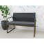 Gansett Waiting Reception Loveseat Metal Frame No Centre Arms-50878881-50878879