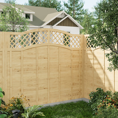 150cm H x 180cm W Wood Fence Panels Included