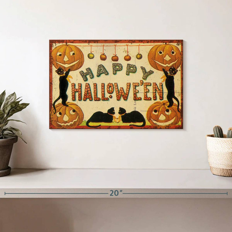 Lelend Halloween, nostalgie, joyeux Halloween, H 8 po x l 12 po