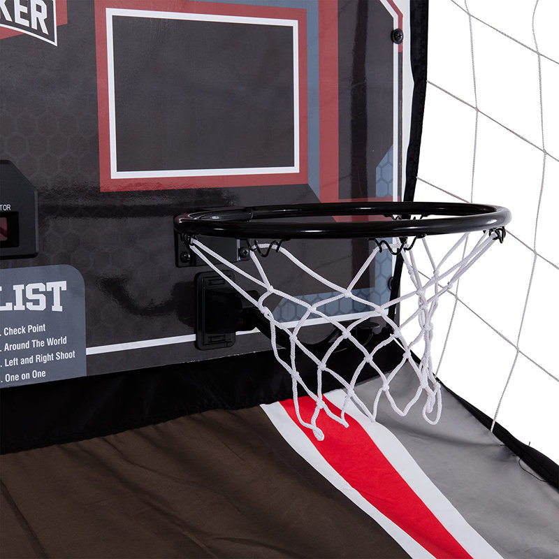 Triumph Playmaker Shootout Basketball Arcade Game – Electronic Scorer, LED Display, 8 Game Modes, 4 Balls, Pump & Quick Connect Frame