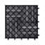 30cm L x 30cm W FSC® Certified Acacia Wood Interlocking Deck Tile-798638427