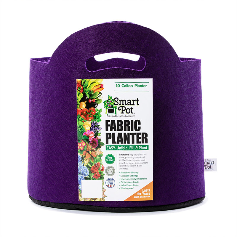 Jardinière en tissu Smart Pot®, 11,5 x 16 x 16, Mauve