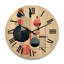 Horloge murale en bois massif Mita-1129264849