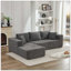 Canapé modulaire en forme de L avec méridienne à assise profonde Cloud Modular Cloud-254946710