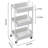 Plastic Rolling Utility Cart with-110898295