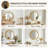 Nirvelli Natural Rattan 35.8" Dia. Round Accent Wall Mirror with D-Ring Hangers-1593514990-1593395730