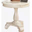 Table d'appoint ronde à piédestal en bois-1196066186