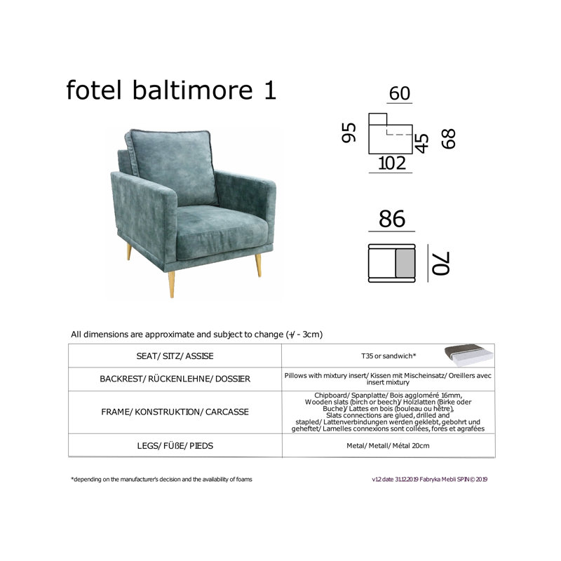 Cressida Upholstered Armchair