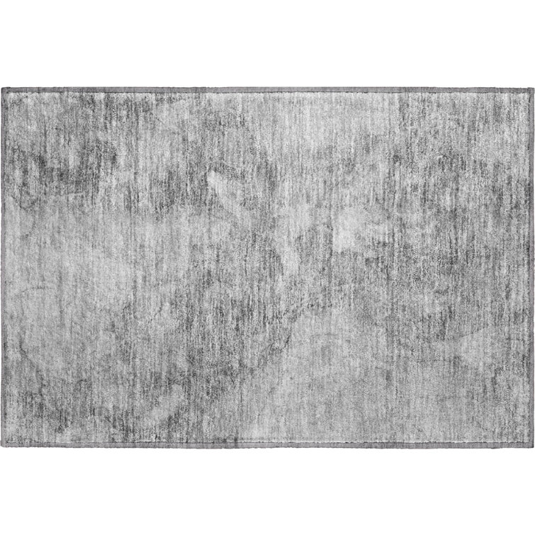 Premium Machine Washable Prisco Gray Rug