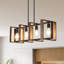 Light Dimmable Kitchen Island Square / Rectangle Chandelier-2105428943