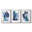 Indigo Collide I - Toile tendue avec châssis sur mesure - 3 pièces-767372453-767372454