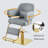 Swivel Reclining Chair with metal square base-1188732250