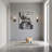 Bolla - 1-Light Wall Sconce - Black