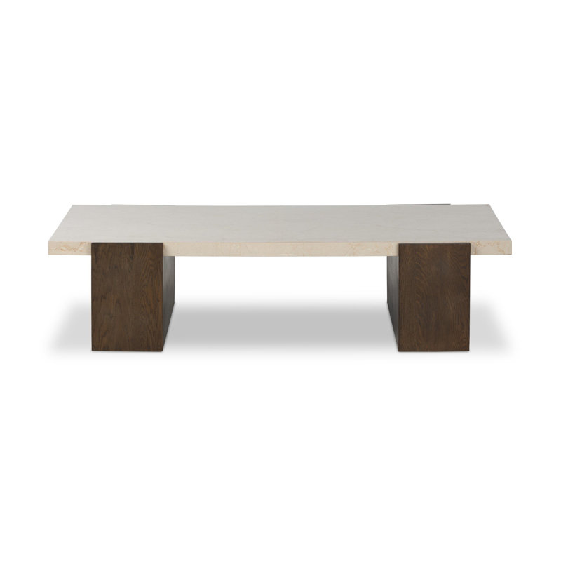 Table basse Letta - Marbre crème