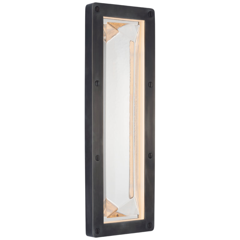 Rolland 1 - Light LED Flush Mounted Sconce, Bronze