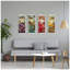 Les pierres précieuses par Alphonse Mucha, art mural pour décorations pour bureau à domicile, estampe numérique sur toile 30 x 12 pouces x 4 pièces (30 x 48 pouces)