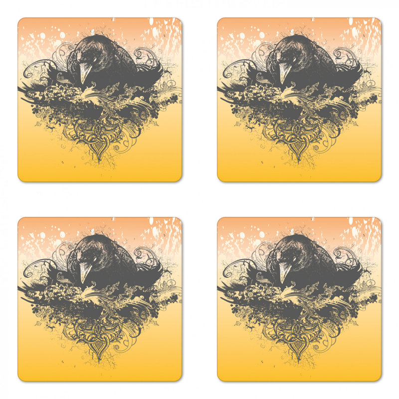 Square 4 Piece Coaster Set