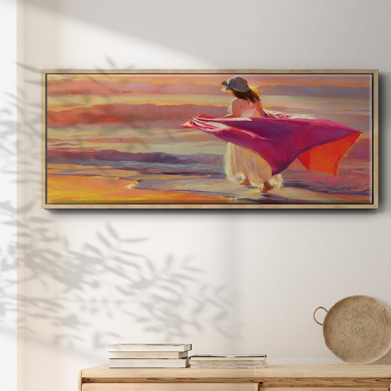 Catching the Breeze- Framed Canvas