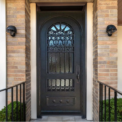Wellington Single Arched Iron Door