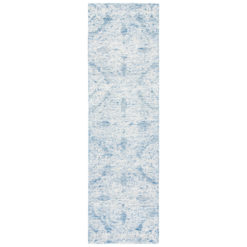 Huntleigh Hand Tufted Indian Wool And Cotton With Latex Oriental Rug, Runner 2'3" x 8'