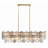 Quinzio 14 - Light Dimmable Linear Chandelier