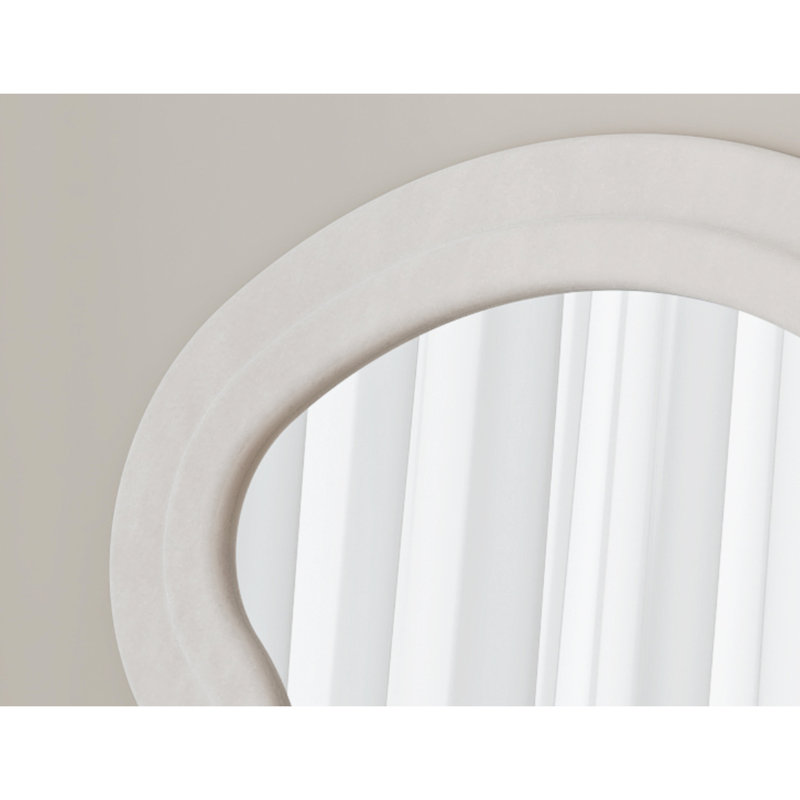 Christmas Delight: Cream White Full Mirror - Festive Addition 1:1 Reflection Clear Image