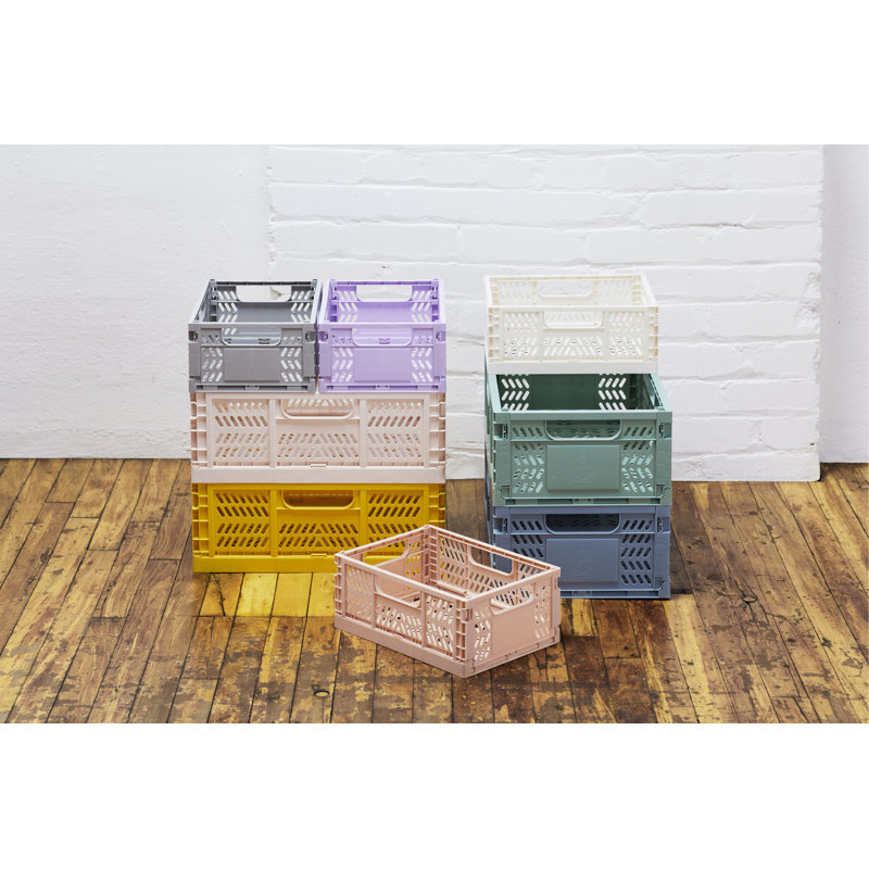 Caisse en plastique Sprouts, Crème
