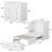 Twin Size Murphy Bed With Storage And Built-in Charger-1066294060