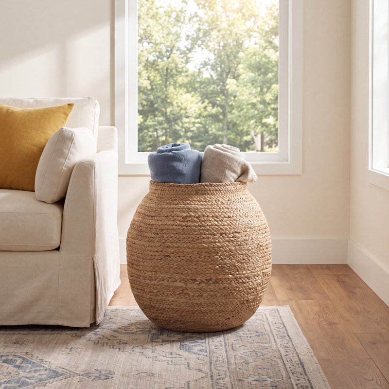 Nesrine Jute Fabric Basket