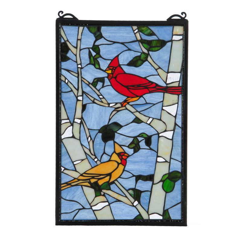 Cardinal Morning Window