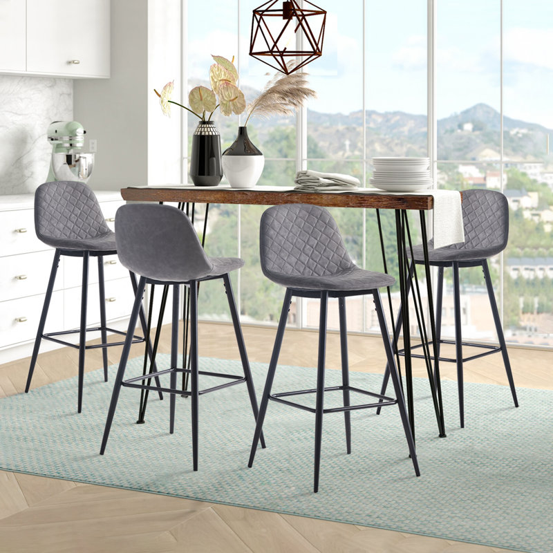 Twickenham Counter Stool, Grey, Bar Stool (75cm Seat Height)