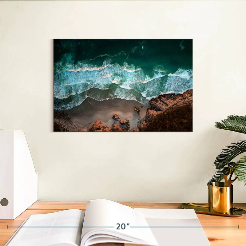 Gillard Coastal Ocean Waves, H 8 po x l 12 po