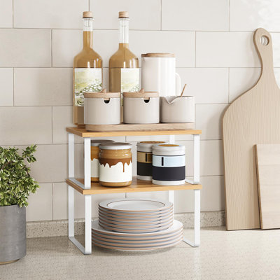 Set of 2 Kitchen Counter Shelves