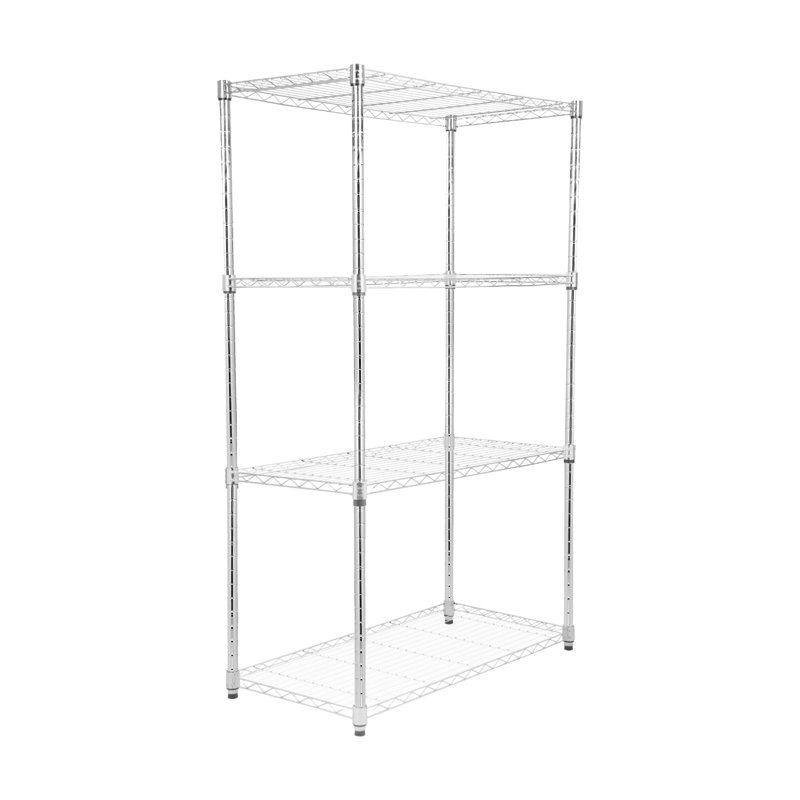Kitchen And Living Room Handcart Stacking Rack And Organizer - Heavy-Duty - Adjustable