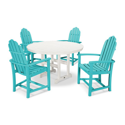 Ensemble repas 5 pièces POLYWOOD Classic Adirondack
