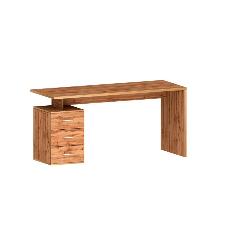 Basim Computer Desk, Brown