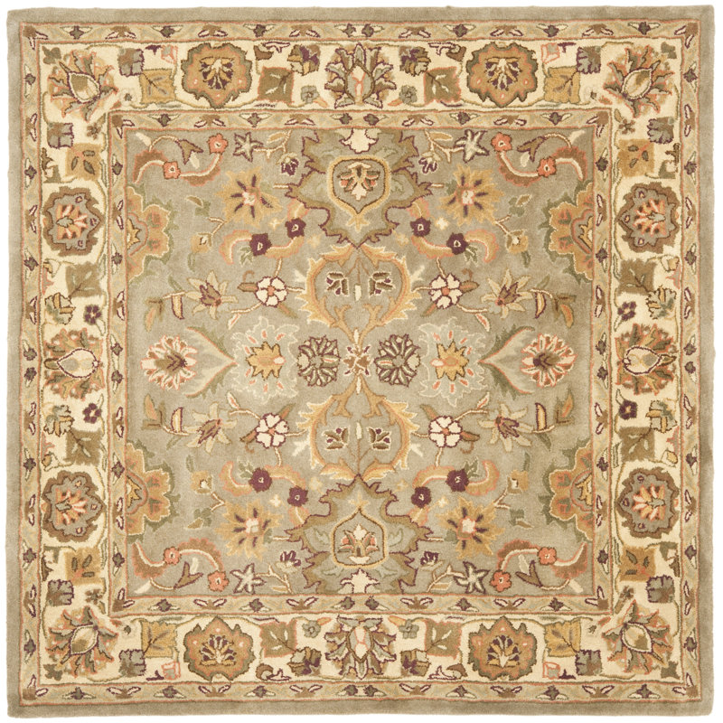 Cranmore Hand Tufted Wool Oriental Rug, Square 8'