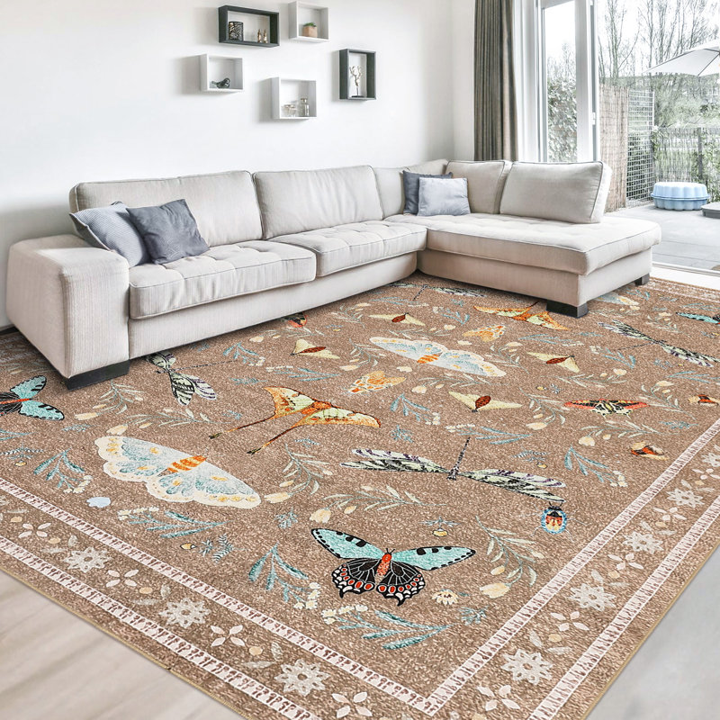 Tapis de salon rétro tapis de maison de campagne oriental traditionnel délavé pour tapis de chambre à coucher pour décor de bureau à domicile