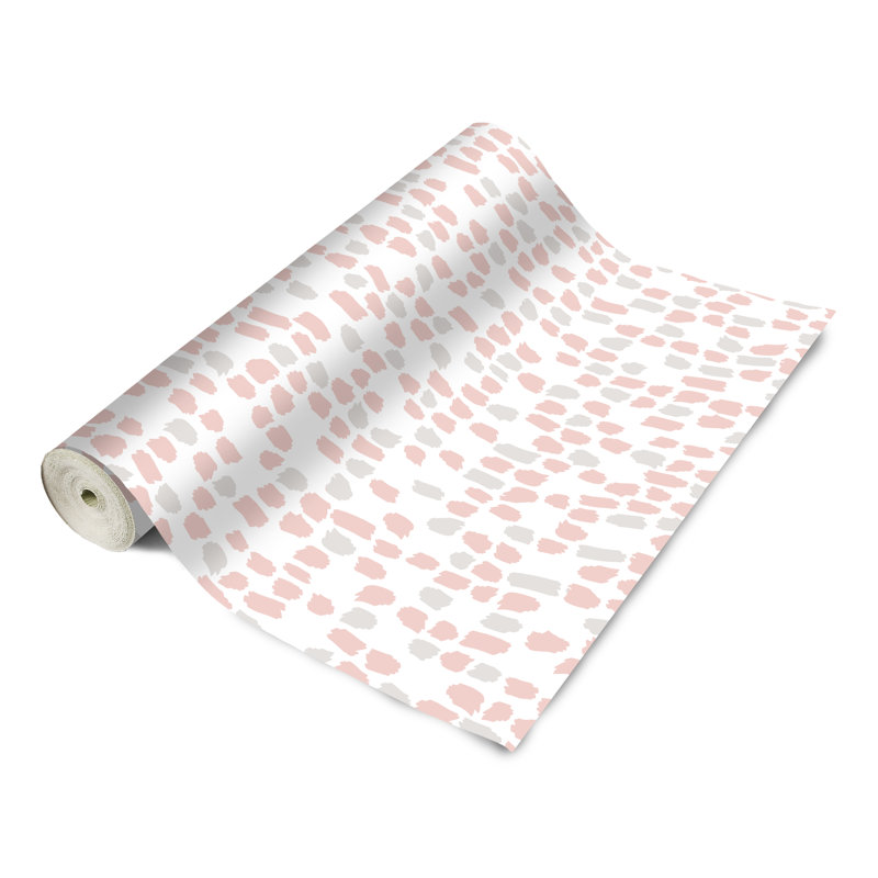 Diehlstadt Peel & Stick Tile, 10' L x 24" W, Pink