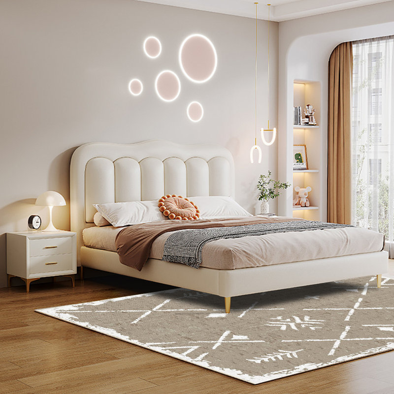 Tapis à poils courts, lavable à la machine, pliable, Rectangle 6 pi x 9 pi