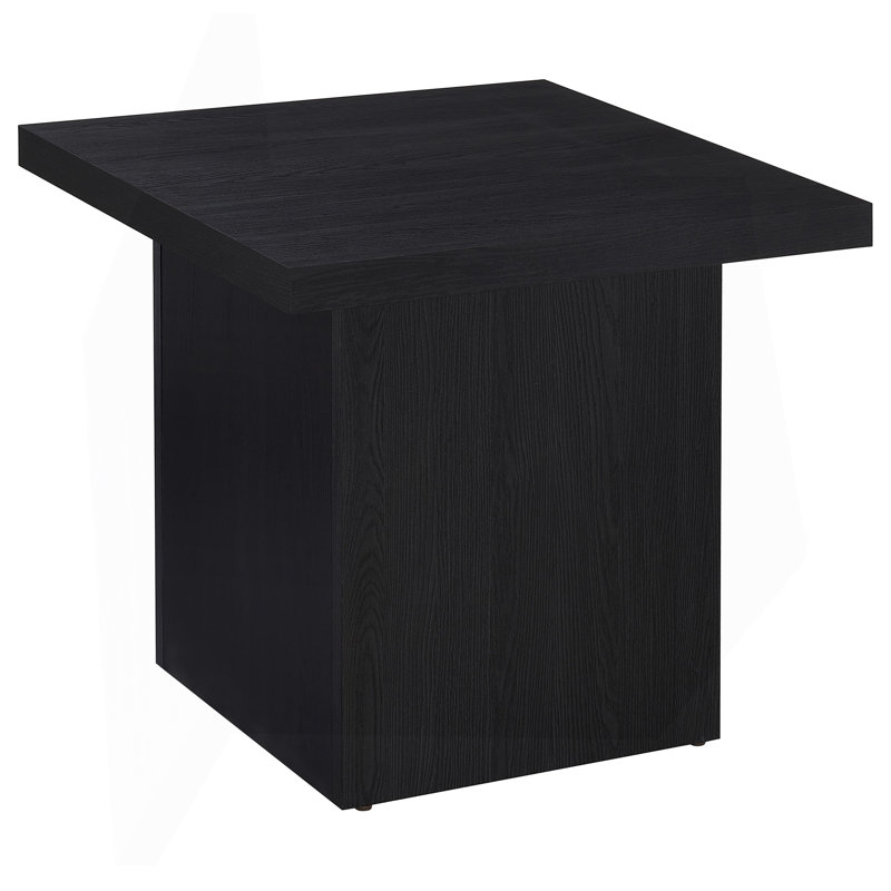 Table de bout carrée noire Exeter