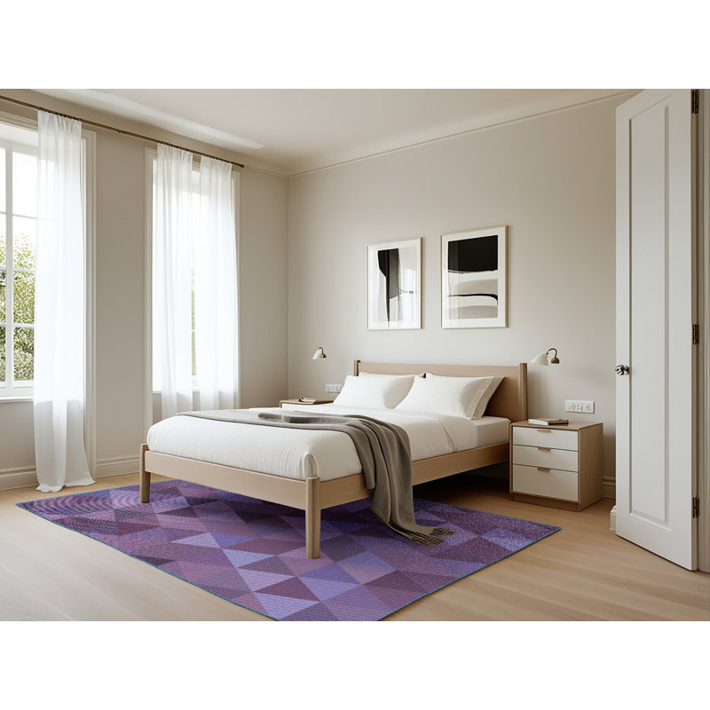 Abstract Indoor Rug, Rectangle 5' x 7'