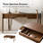 Hoai 60''W Transitional Fluted Simple Assembly Desk With Charging Station And Cable Management-219482680