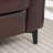 83‘’ Wide Genuine Leather Sofa With Square Arms-400640437