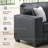 New Britain 85" Square Arm Sofa Bed-1905123342