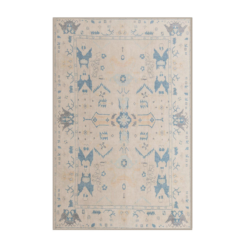 Abstract Indoor Rug, Rectangle 7' x 9'