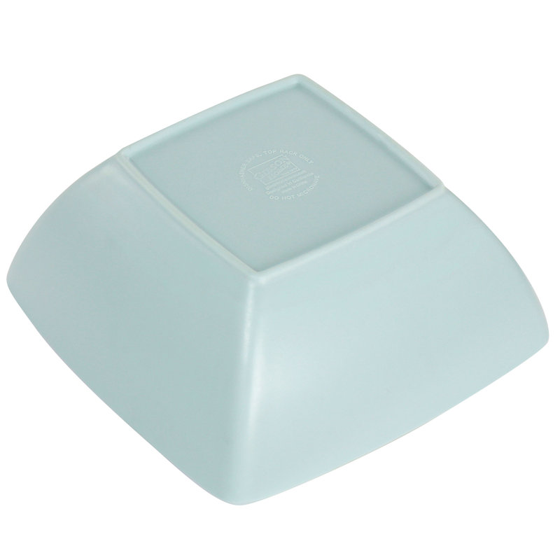 Mint Square Melamine Dinnerware Set, Service for 4
